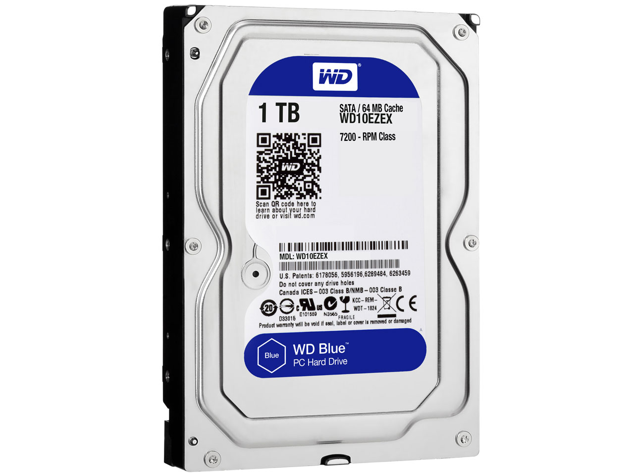 w{ wʁx WD10EZEX [1TB SATA600 7200] ̐i摜