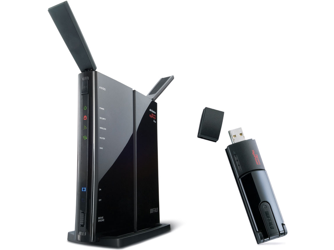 AirStation HighPower Giga WZR-300HP/U �̐��i�摜