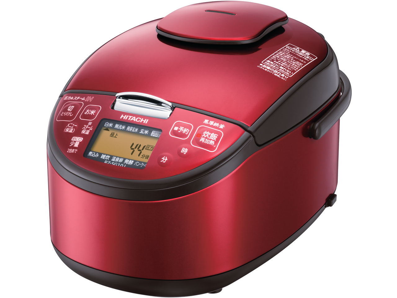 HITACHI日立 IH炊飯器 RZ-SG10J 赤 日立 極上炊き 圧力&スチーム RZ-SG10J(R) [レッド] 価格比較