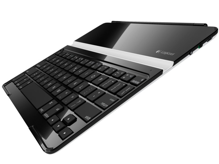 Ultrathin Keyboard Cover TK710 [�u���b�N/�A���~�j�E��]