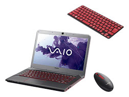 VAIO E�V���[�Y14P SVE14A1AJ Core i3/�������[4GB���ڃ��f�� [�u���b�N/�A�N�Z�T���[�Z�b�g] �̐��i�摜