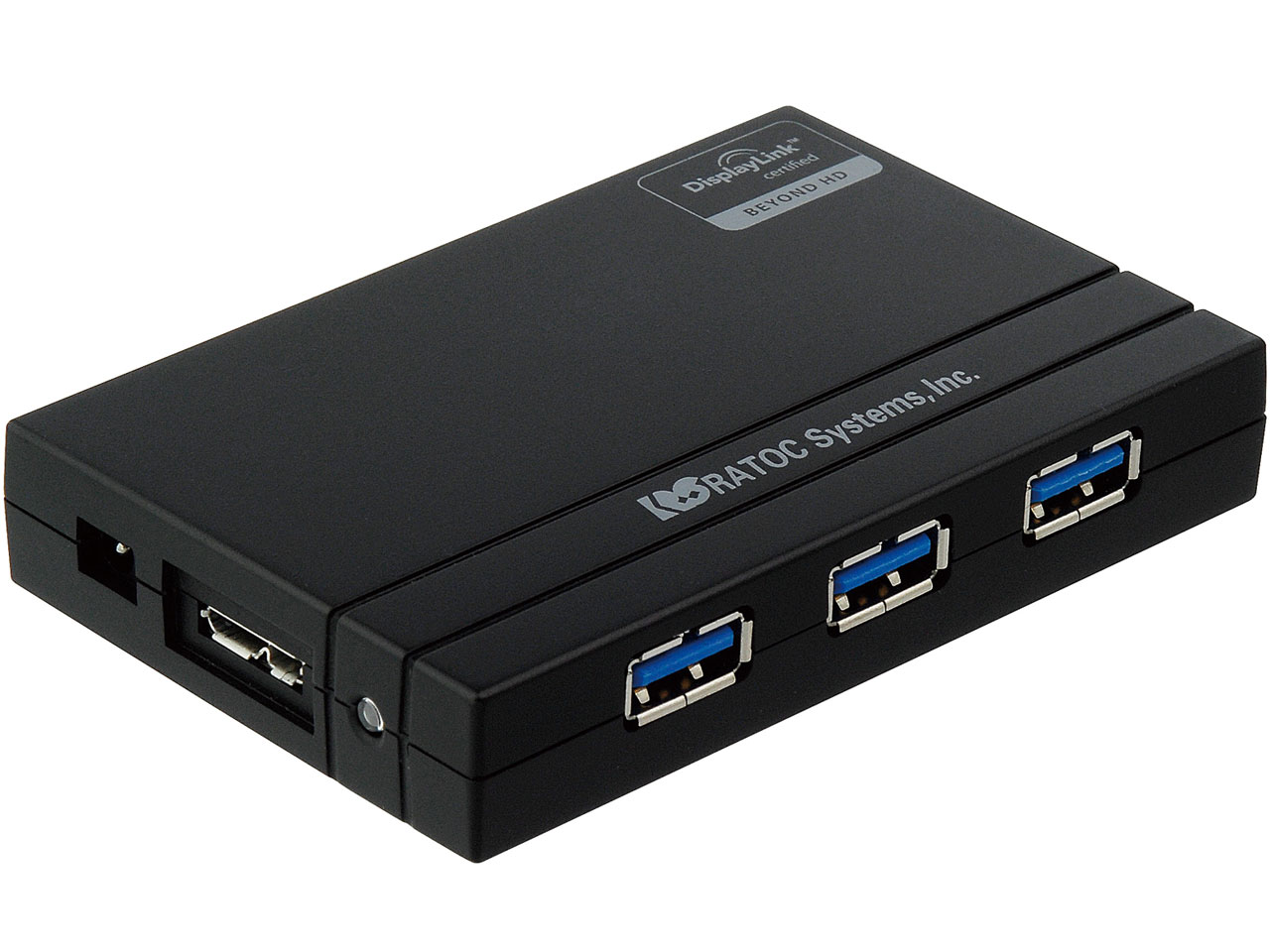 USB3.0/2.0 �f���A���w�b�h�E�f�B�X�v���C�A�_�v�^�[ REX-USB3HDMI-DH �̐��i�摜