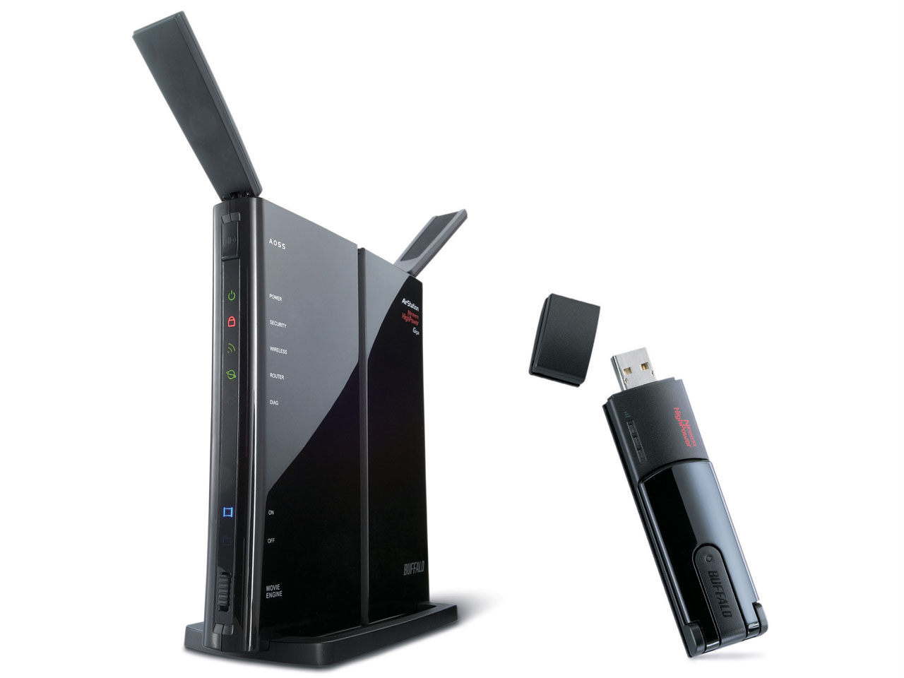 AirStation NFINITI HighPower Giga WZR-HP-G302H/NU �̐��i�摜