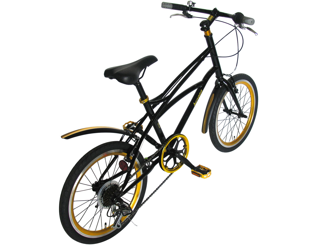 �f�U�C�i�[�Y�o�C�V�N�� MINIVELO207 [�u���b�N/�S�[���h]