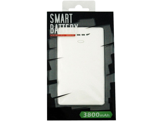 PORTABLE BATTERY for Smart Phone(3800) BM-POBAL/WH [�z���C�g]