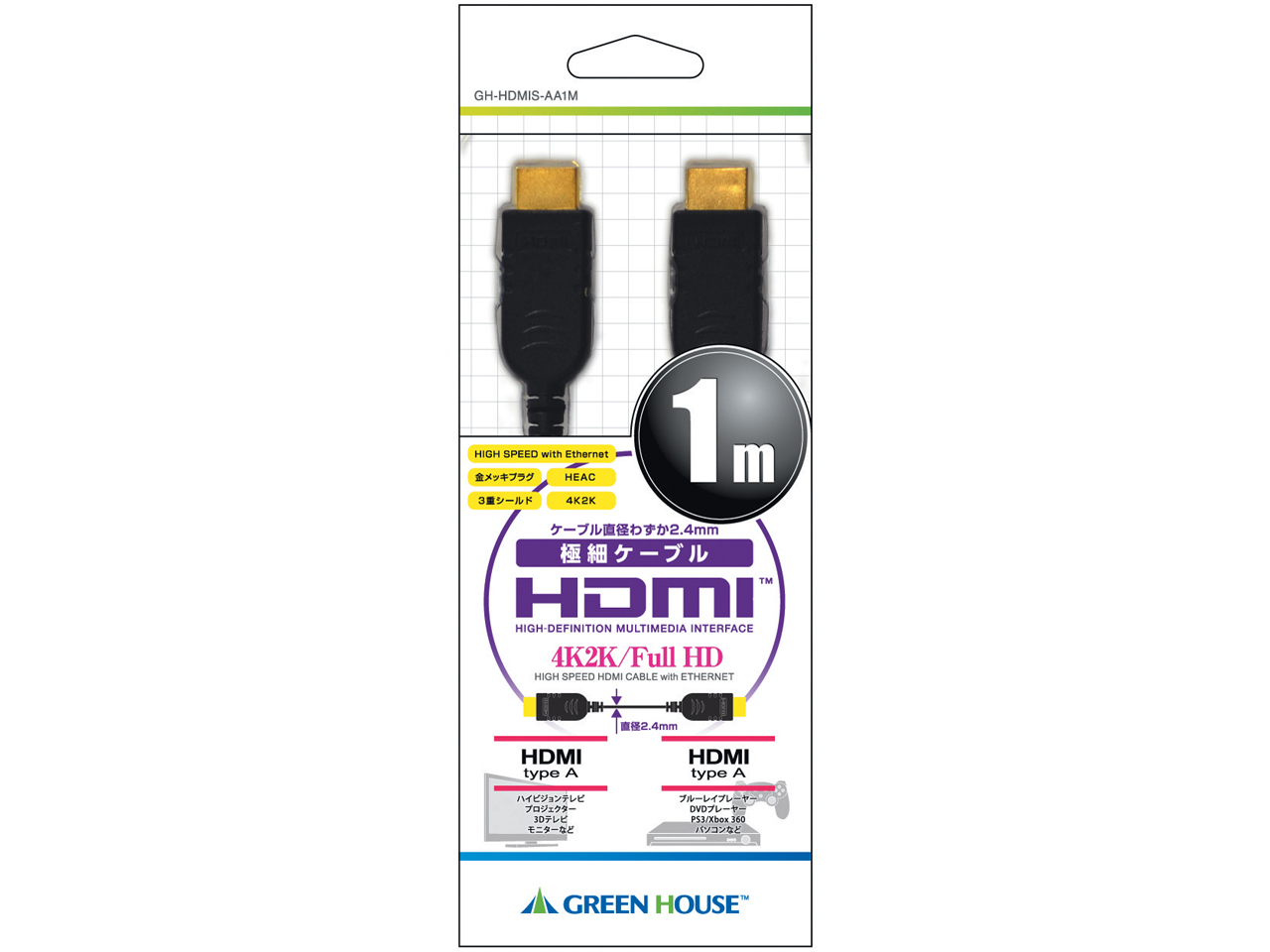 GH-HDMIS-AA1M [1m]
