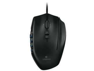 G600 MMO Gaming Mouse [�u���b�N] �̐��i�摜