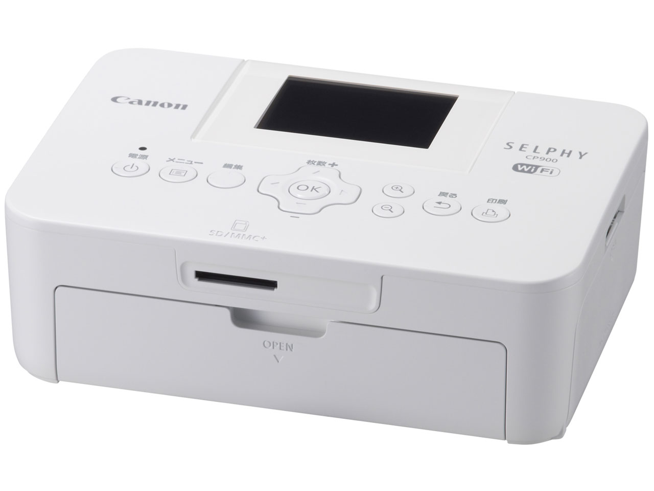 Canon SELPHY CP900 Wi-Fi プリンター Canon SELPHY CP900 Black Wireless WiFi Color Photo Printer