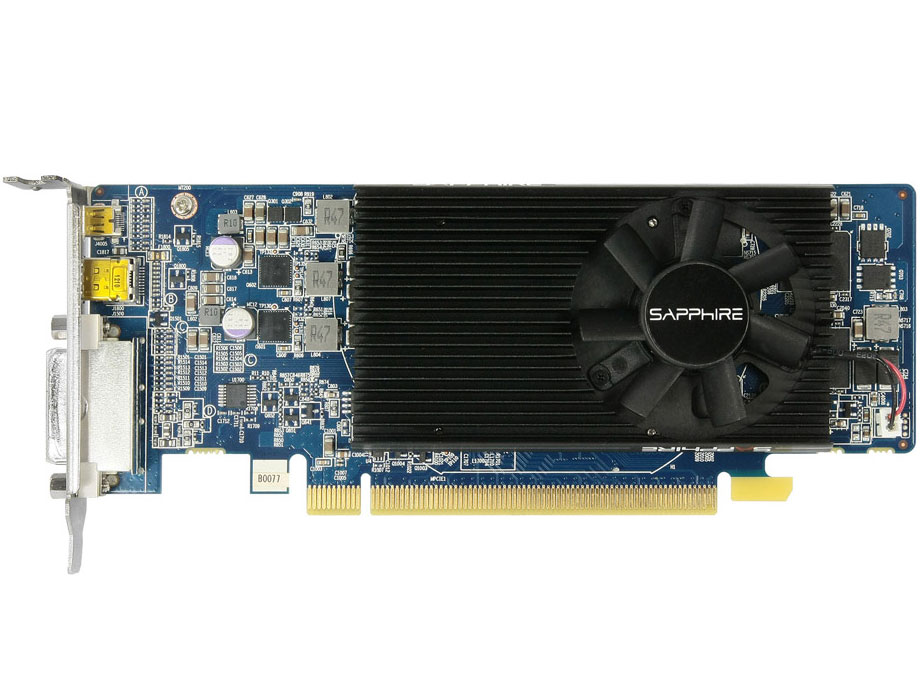 SAPPHIRE HD7750 1G GDDR5 PCI-E MICRO HDMI/DVI-I/MINI DP LP [PCIExp 1GB �o���N] �̐��i�摜