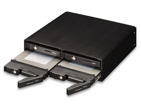 5�C���`�x�C��2.5 SATA×4 �܂Ƃ߂郉�b�N CMRK-S4 �̐��i�摜