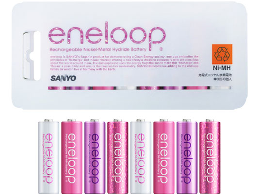 eneloop tones rouge HR-3UTGB-8R �̐��i�摜