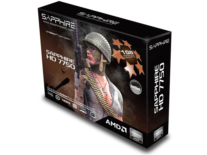 SAPPHIRE HD 7750 1GB OC GDDR5 [PCIExp 1GB]