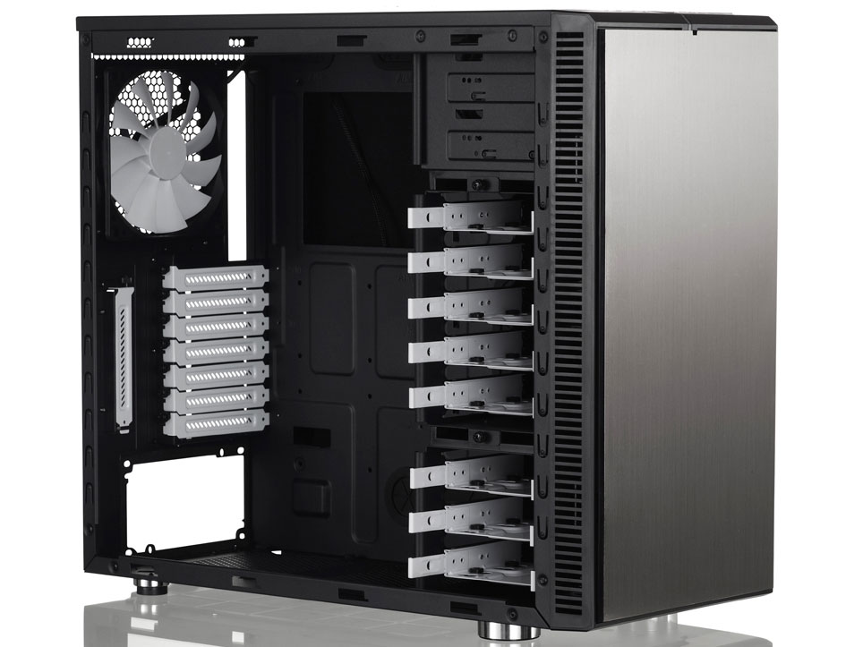 価格.com - 『本体3』 Define R4 FD-CA-DEF-R4-TI [Titanium Grey] の製品画像