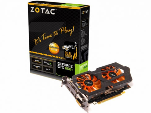 ZOTAC GeForce GTX 660 Ti ZT-60802-10P [PCIExp 2GB] �̐��i�摜