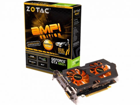 ZOTAC GeForce GTX 660 Ti AMP�I Edition ZT-60804-10P [PCIExp 2GB] �̐��i�摜