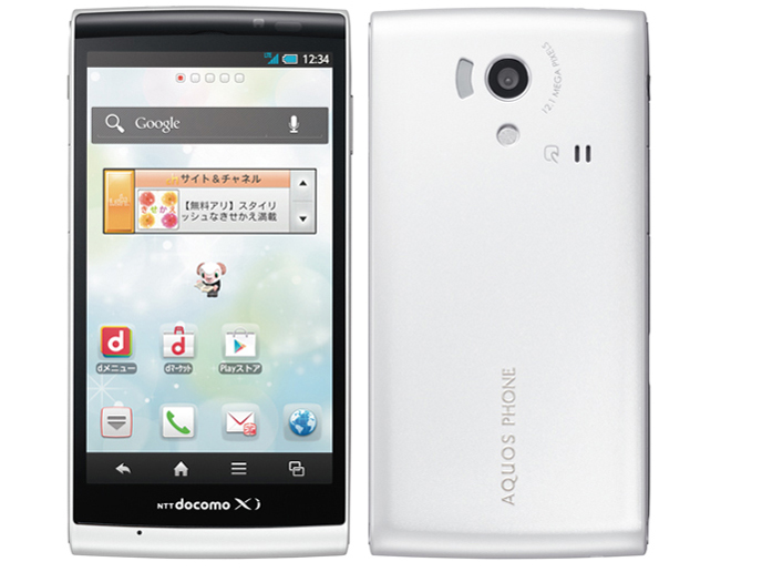 AQUOS PHONE si SH-01E docomo [White] �̐��i�摜