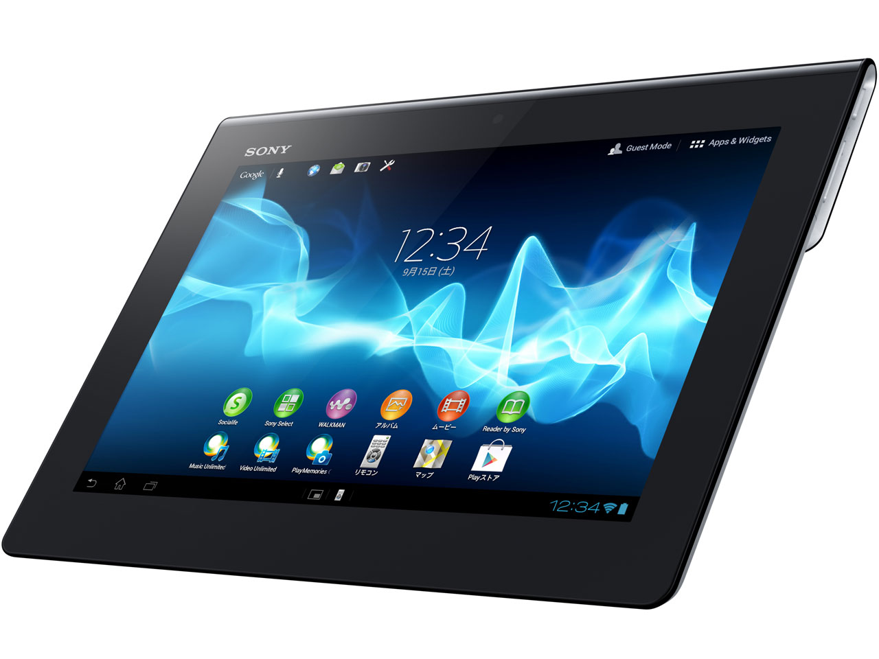 Xperia Tablet S�V���[�Y 16GB SGPT121JP/S �̐��i�摜