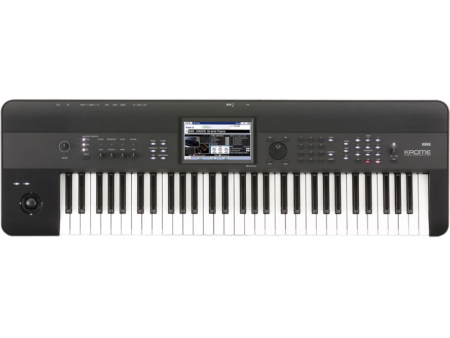 KORG KROME 61 コルグ シルバー クローム 説明書あり KORG KROME 61 コルグ クローム 説明書付き