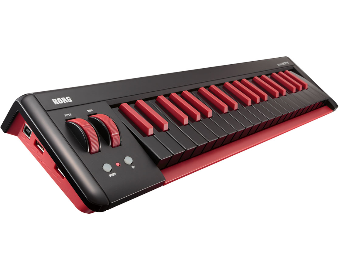 microKEY-37BKRD [Black x Red]