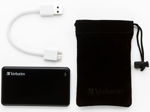 Verbatim Store 'n' Go USB 3.0 External SSD 128GB 47622 [�u���b�N]