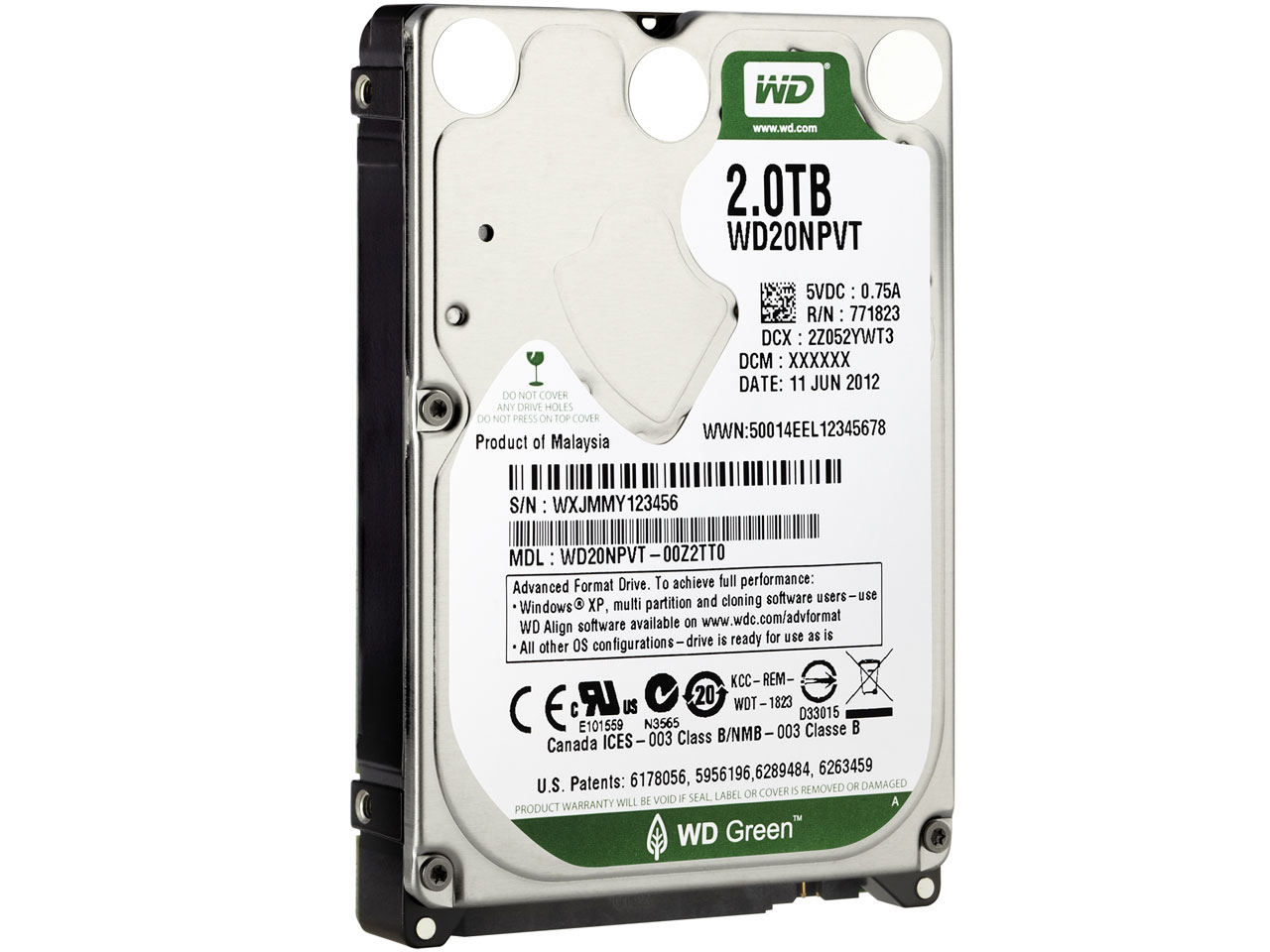 WD20NPVT [2TB 15mm]