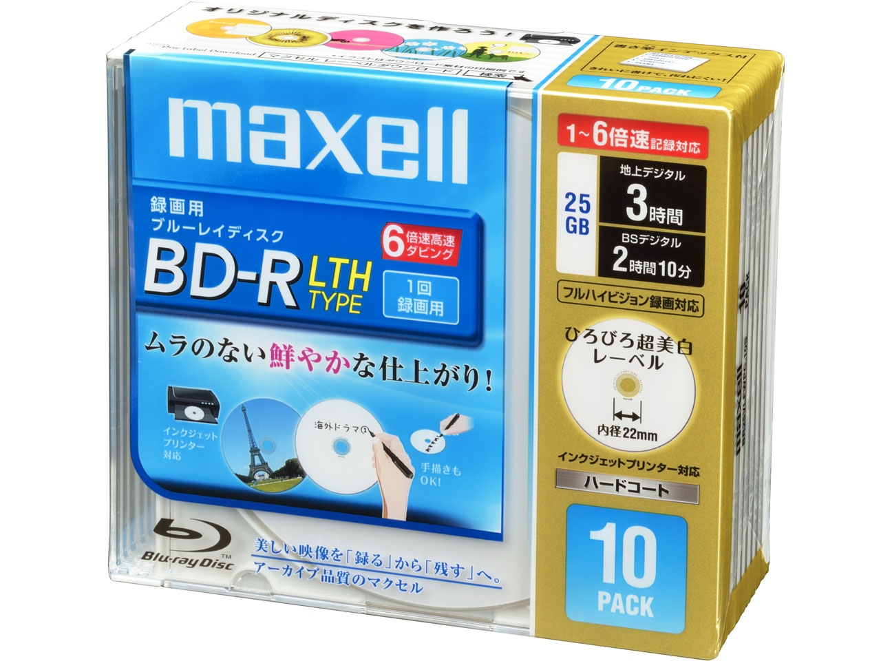 BR25VLFWPC.10S [BD-R LTH 6�{�� 10���g]