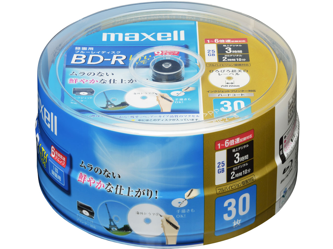 BR25VLFWPC.30SP [BD-R LTH 6�{�� 30���g] �̐��i�摜