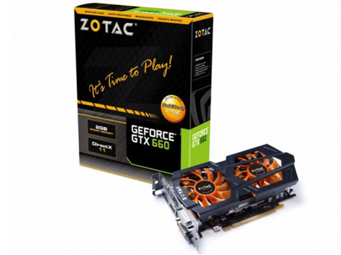 ZOTAC GeForce GTX 660 ZT-60901-10M [PCIExp 2GB] �̐��i�摜