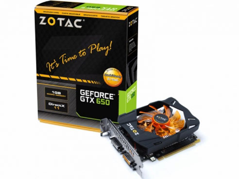 ZOTAC GeForce GTX 650 ZT-61001-10M [PCIExp 1GB] �̐��i�摜