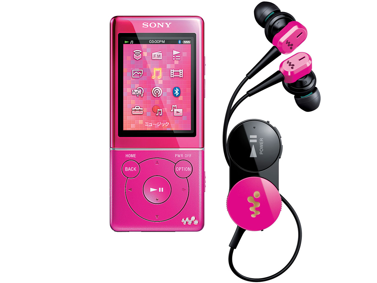 NW-S774BT (P) [8GB �r�r�b�h�s���N] �̐��i�摜