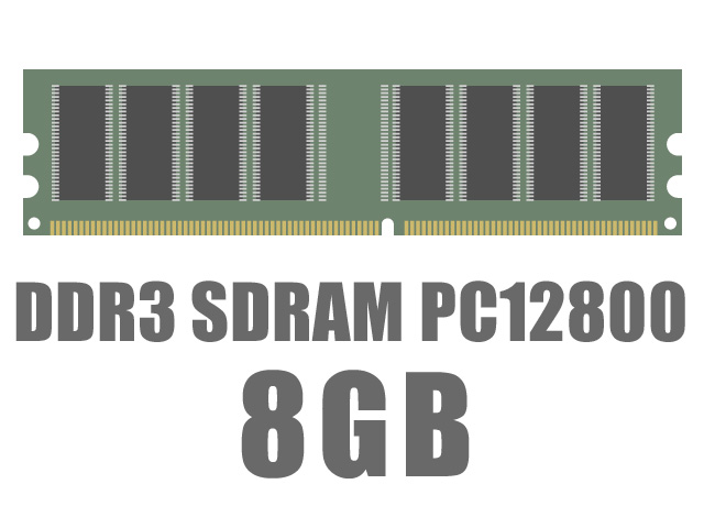 DIMM DDR3 SDRAM PC3-12800 8GB �̐��i�摜