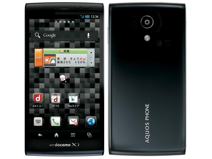 AQUOS PHONE si SH-01E docomo [Black] �̐��i�摜