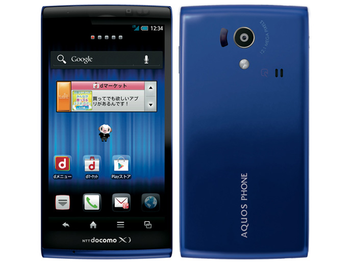 AQUOS PHONE si SH-01E docomo [Blue] �̐��i�摜