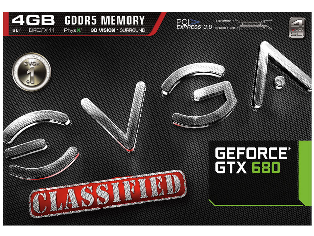GeForce GTX 680 Classified 04G-P4-3688-KR [PCIExp 4GB]
