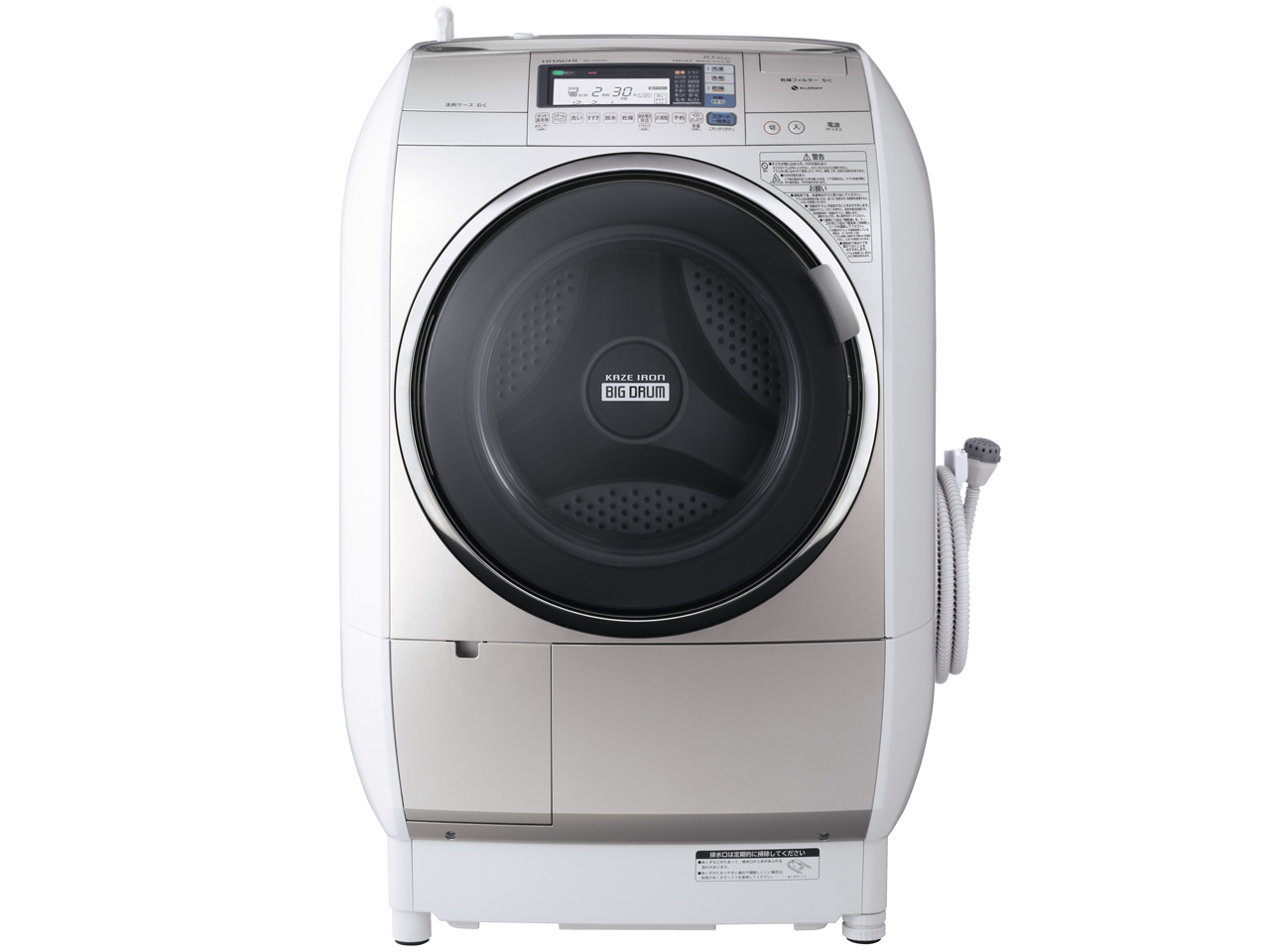 日立ビッグドラム　ドラム式洗濯乾燥機　HITACHI BD-V9500L(W) 洗濯機・衣類乾燥機：日立の家電品