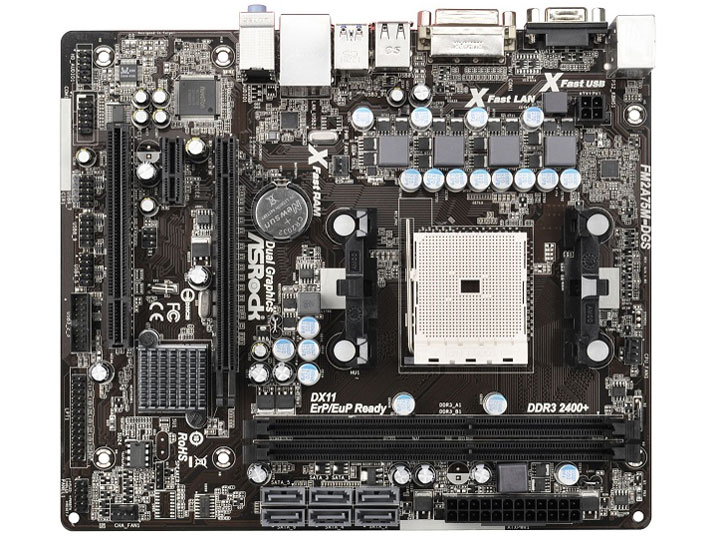 Asrock fm2a75m dgs не запускается