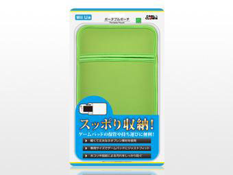 Wii U�Q�[���p�b�h�p �|�[�^�u���|�[�` DJ-WIUPP-LG [���C�g�O���[��] �̐��i�摜