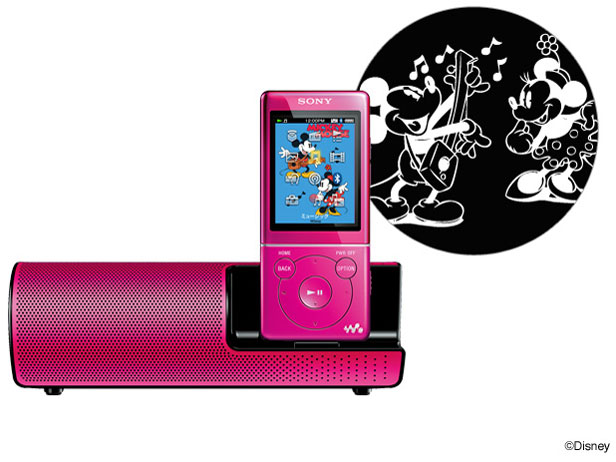 NW-S775K/Disney Disney�L�����N�^�[���f�� [16GB �r�r�b�h�s���N]