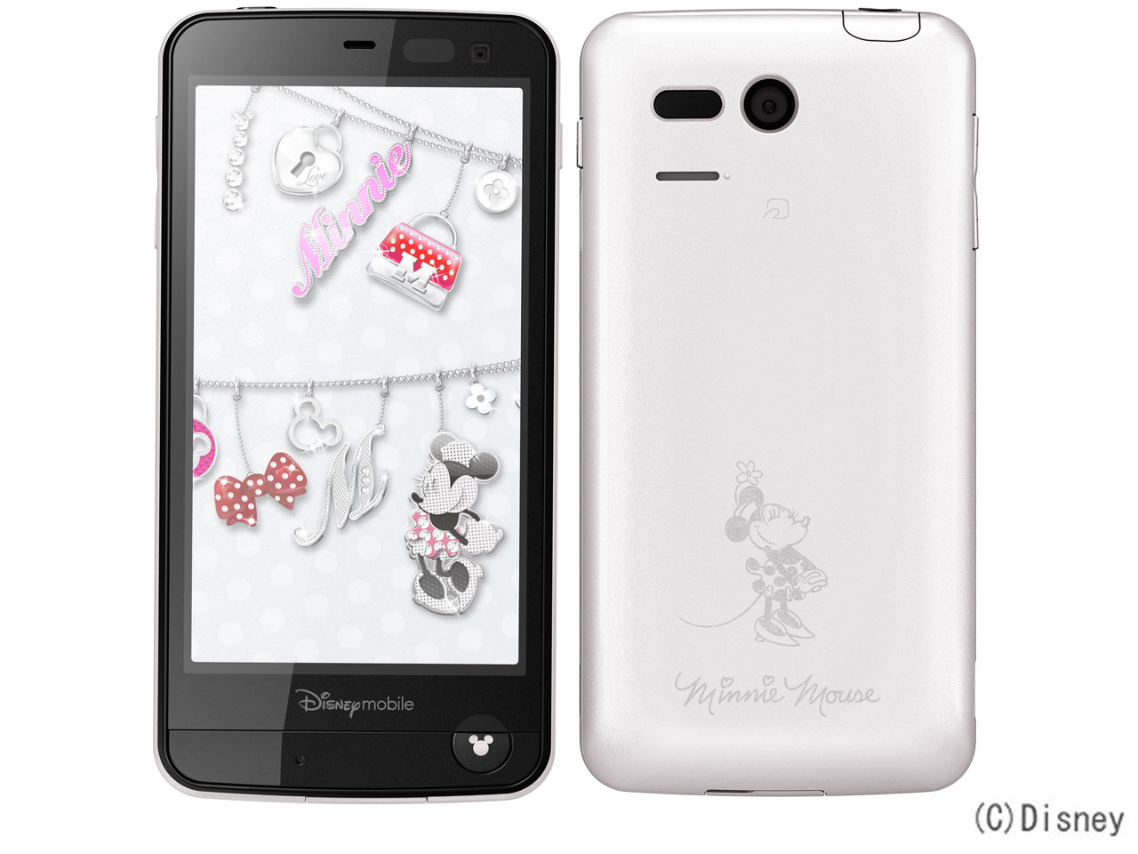 DM013SH �f�B�Y�j�[�E���o�C�� SoftBank [Minnie White] �̐��i�摜