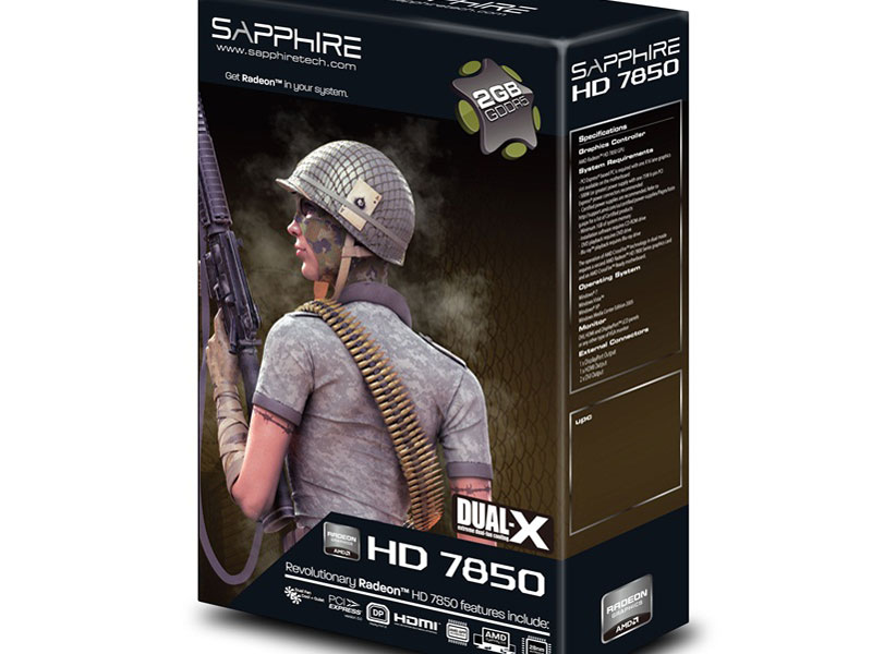 SAPPHIRE HD 7850 2GB GDDR5 [PCIExp 2GB]