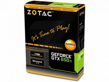 ZOTAC GeForce GTX 650 Ti ZT-61101-10M [PCIExp 1GB]