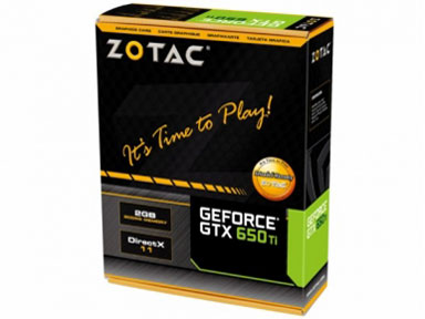 ZOTAC GeForce GTX 650 Ti ZT-61102-10M [PCIExp 2GB]
