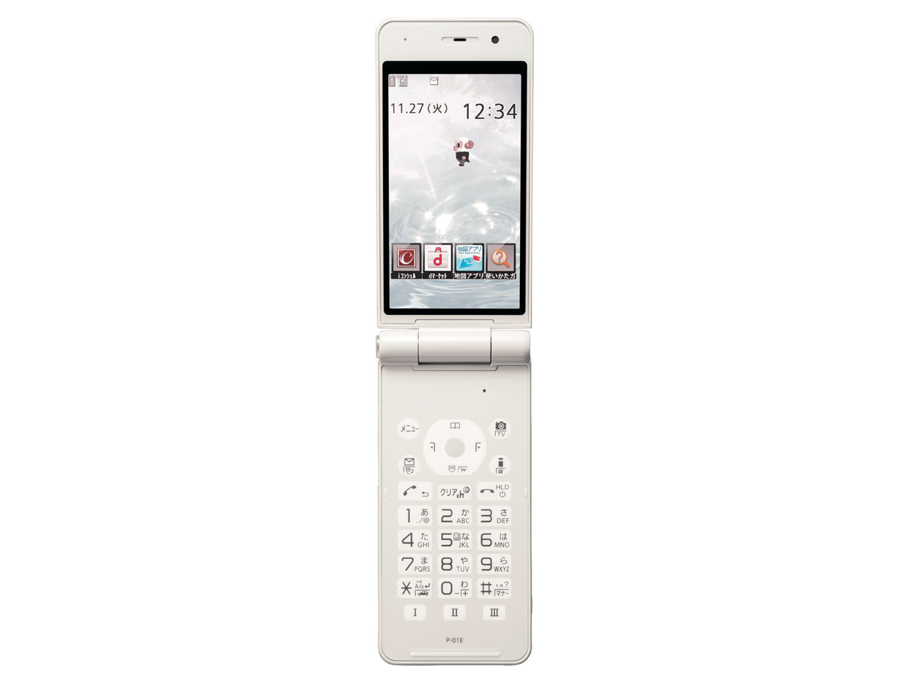 docomo STYLE series P-01E [�z���C�g]