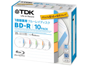 BRV25TB10A [BD-R 4�{�� 10���g] �̐��i�摜