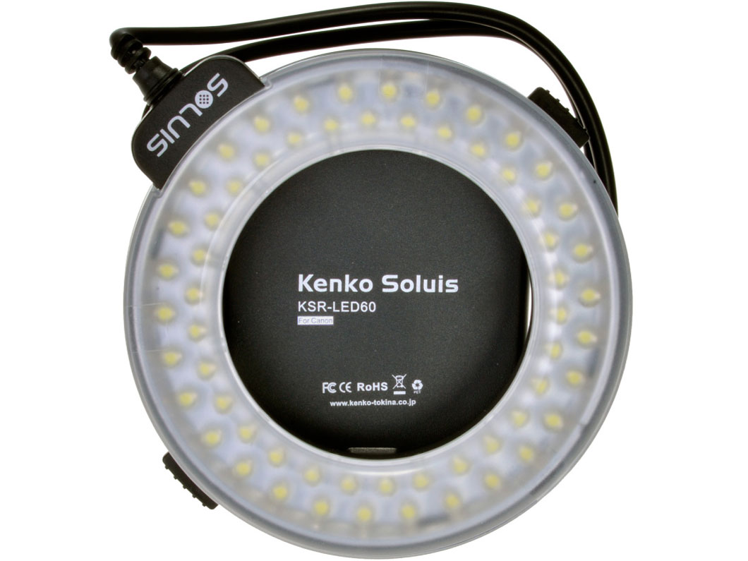 SOLUIS �}�N��LED�����O�t���b�V�� KSR-LED60 Canon �̐��i�摜