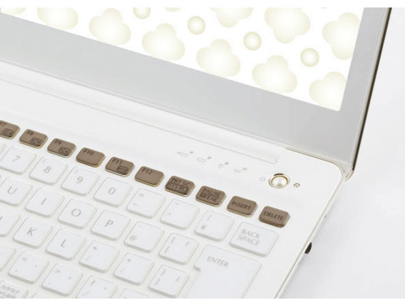 FMV LIFEBOOK Floral Kiss CH55/J FMVC55JW [Elegant White]