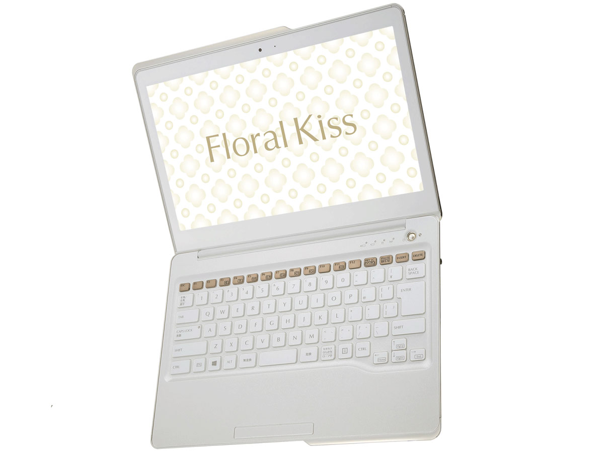 『本体 正面』 FMV LIFEBOOK Floral Kiss CH55/J FMVC55JW [Elegant White] の製品画像