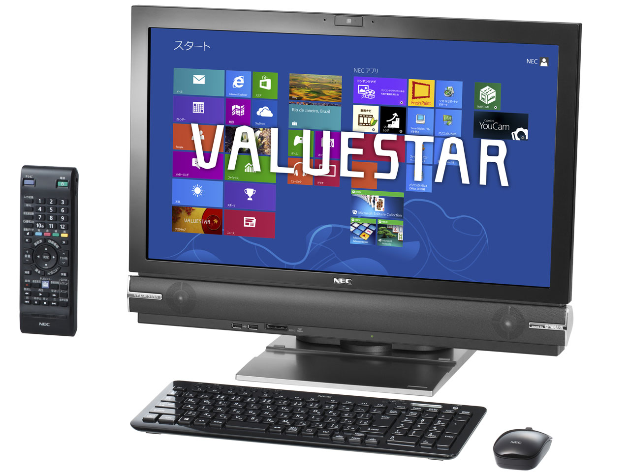 Windowsデスクトップ TV PC win7 win10 pc-vw770cs6r NEC NEC VALUESTAR W VW770/JS6R PC-VW770JS6R [クランベリーレッド