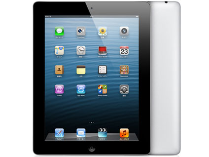 iPad Retina�f�B�X�v���C Wi-Fi+Cellular 64GB SoftBank [�u���b�N] �̐��i�摜