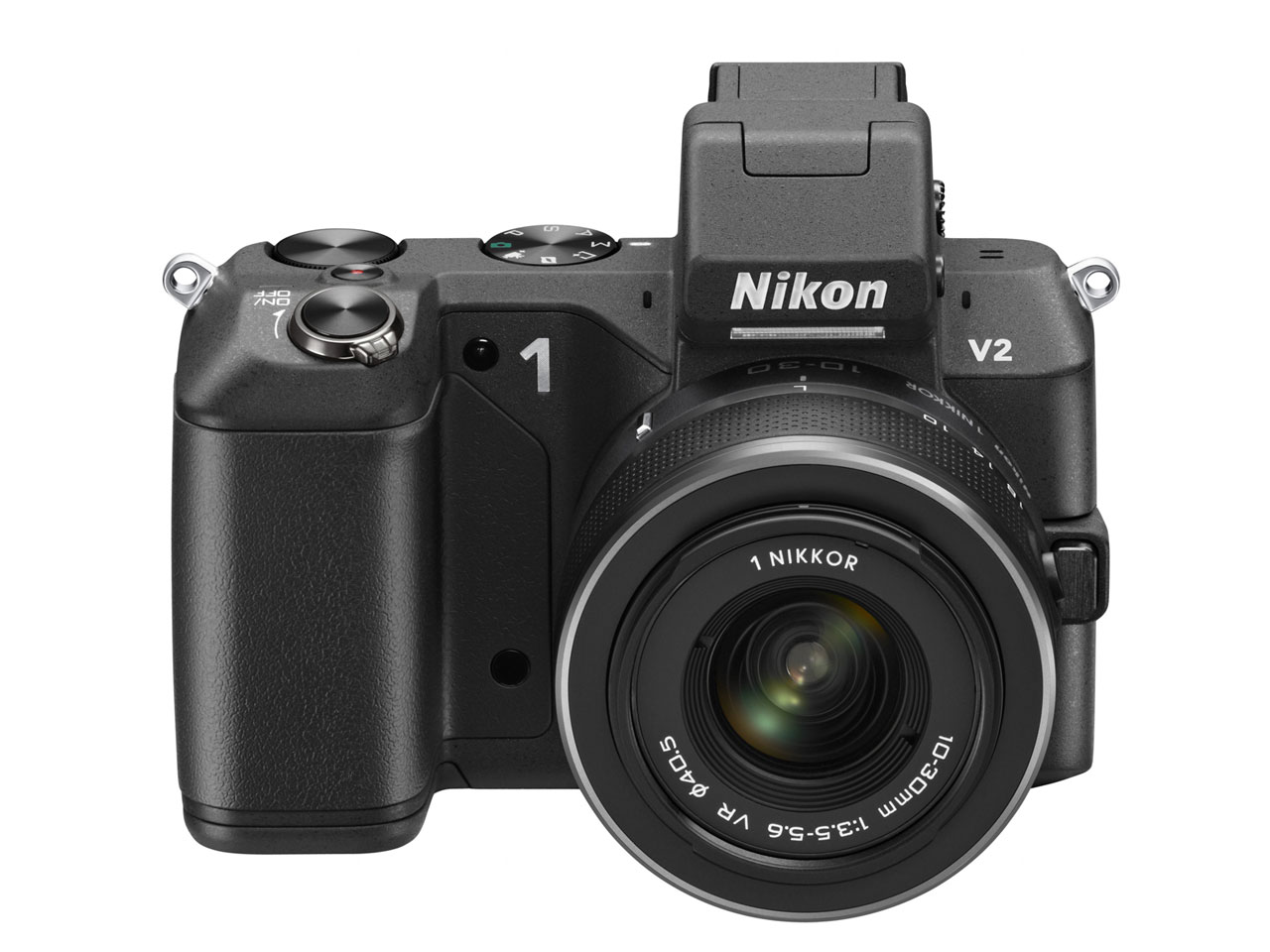 Nikon 1 V2 �_�u�������Y�L�b�g [�u���b�N]
